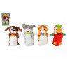 Teddies Maňušky domáce zvieratká 25cm 4ks 88801130 - plyšová hračka