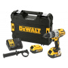 DCD996P2 DeWALT 18 VOLT AKU PŘÍKLEPOVÁ BEZUHLÍKOVÁ VRTAČKA / ŠROUBOVÁK XRP, 2 X 5,0AH AKU XR LI-ION, NABÍJEČKA, KUFR T-STAK