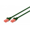 DIGITUS Digitus DK-1617-100/G sieťový kábel Zelená 10 m Cat6 U/UTP (UTP) (DK-1617-100/G)