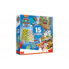 Trefl Sada 15 hier Tlapková patrola/Paw Patrol spoloččenská hra v krabici 24,5x24,5x6cm