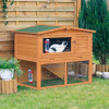 Trixie natura mega králikáreň s výbehom 124 x 102 x 78 cm 124 x 102 x 78 cm, hnědá