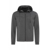 Pánská mikina STEDMAN RECYCLED SCUBA JACKET MEN, antracitový melír, S
