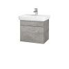 Dreja Umývadlová skrinka SOLO SZZ 50 - D01 Betón / Úchytka T03 / D01 Betón