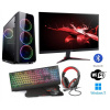 Intel Core i3-14100F Quad Core,DDR4 RAM 16GB,SSD 1000GB,ASRock Intel Arc B570 Challenger 10GB,WiFi+Bluetooth,24