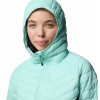 Columbia Powder Pass 2 Hybrid Hooded Jacket Dámska Bunda Farba: Spray, River Blue, Veľkosť: M 2126122325