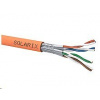 Inštalačný kábel Solarix CAT7 SSTP LSOHFR, oranžová