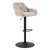 Svetlosivé otočné barové stoličky v súprave 2 ks 109 cm Brooke – Actona