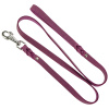 Gappay - Kožené vodítko šírka 18mm/1,8m s pútkom ružove VDV43-C