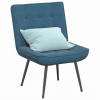 VidaXL Relaxačné kreslo Modré 64x74x84 cm Zamat 4012326