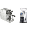 Stone Espresso Mine Premium + Eureka Atom 60, chrome