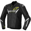 Bunda FASTER 3 AIRFLOW, ALPINESTARS (čierna/biela/žltá fluo) 2025 Veľkosť: 46