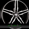 MAM MAM A1 8x19 5x112 ET42.00 black front polish (bfp)