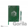 Harry Potter Set zápisník s perom Slizolin - Cinereplicas