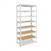 Meets-ecommerce UG Kovový regál 230x80x30, 5-7 políc Farba: Biela, Počet polic: 7 políc