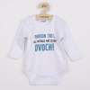 New Baby Body s potlačou Pardon tati,... máš šéfov dvoch!