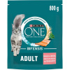 Purina ONE Adult s lososom a celozrnnými obilninami 800 g