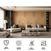 PVC imitácia prírodného dreva - moderný kompozitný obklad na stenu 240x60cm - VISTA