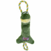 KONG Tugger Knots Frog S/M 38cm - psí ťahač, žaba s dvojitou kostrou lana