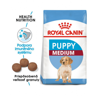 ROYAL CANIN Medium Puppy 2 x 15 kg granule pre šteňatá strednej rasy