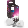 2x LED žiarovka E14 Ball P45 5,1W = 40W 470lm 2000-6500K CCT + RGB SMART Smart Bluetooth ZigBee White and Color Ambiance Philips HUE
