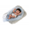 Llorens 73803 NEW BORN CHLAPČEK - realistická bábika bábätko s celovinylovým telom - 40 cm