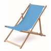 Plážové lehátko z dreva , Beige Farba: turquoise