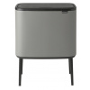 Brabantia BO Touch Bin 11+23L minerálne sivá