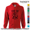Mikina RANGER® - FIGHTER - a L Červená
