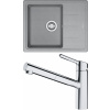 Set Franke G187 (dřez BFG 611-62 Šedý kámen + baterie FC 3055.031 ORBIT Chrom) 114.0650.583