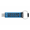 Kingston IronKey Keypad 200/256GB/USB 3.2/USB-A/Modrá