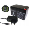 Akumulátorová batéria AGM 12V 12Ah CS (výška 10Ah 14Ah) + NABÍJAČKA WK Vozík UPS