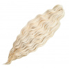 Anna brčky česateľné Crochet Braids biela blond 56C: 65cm 300g