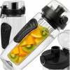 Športová Fľaša Na Pitie s náplňou na mrazenie Ovocie Infuser Fialová