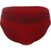 Brubeck BE00290A Pánské slipy COMFORT COTTON tmavě červené M