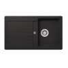SCHOCK Typos - Granitový drez, 86x50 cm, s ovládaním odtoku, Ónyx TYPD100UGON