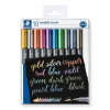 Staedtler Design Journey Metallic Brush 10 metalických farieb 1-6 mm 8321 TB10