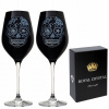Poháre na likér, poháre na biele víno, poháre na červené víno, poháre na vodu, koktailové poháre, poháre Celebration Black Skull plain cr. bezfarebný, čierny, viacfarebný 360 ml 2 ks