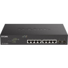 D-Link DGS-1100-10MPV2, 8x 1000Base-T 802.3af/802.3at PoE, 2x SFP, 130W PoE budget