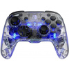 PDP Afterglow Deluxe bezdrôtový gamepad pre Nintendo Switch, transparentný 500-137
