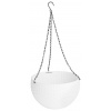 Strend Pro Kvetinac GDA Modern 835 visiaci reťaz 26x16cm biely