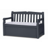 Záhradná lavica Keter Eden Garden Bench 265L sivá, poškodený obal, 6102152