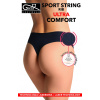 Dámske bezšvové tangá GATTA 41004 Sport RIB Ultra Comfort XL béžová