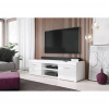 Cama Meble Tv stolík SAMBA 9 140, biely mat/biely lesk