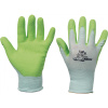 KIXX FUDGE rukavice nylon. latex. dlaň Farba: Zelená, Veľkosť: 5
