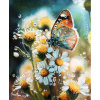 Motýlia záhrada-Beáta Novotná, originálny, ručne maľovany obraz L (do veľkosti 95x95cm) Viac farieb