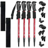 Póly vitológov Trekking Teleskopické palice Nordic Walking 67-135 cm viacfarebný (Trekkingové stožiare pre nodické chôdze 4 ks)