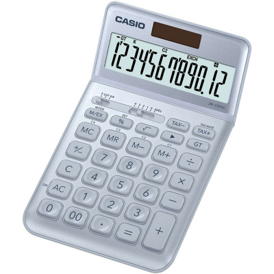 Stolová kalkulačka 12-miestna Casio JW 200SC oceľovo modrá Casio