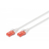 DIGITUS Digitus DK-1617-100/WH sieťový kábel Biela 10 m Cat6 U/UTP (UTP) (DK-1617-100/WH)