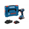 BOSCH Akumulátorový skrutkovač GSR 18V-65 v L-BOXX (2 x 4,0 Ah batéria + nabíjačka)