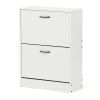 Autronic BONTEC Botník, mdf, hnedá, ABO-G1014 OAK Farba: Biela